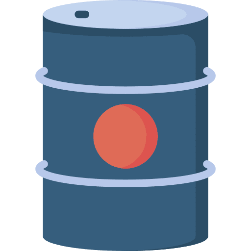Barrel gasoline combustible industry icon