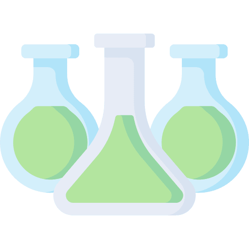 Chemicals test tubes education chemistry icon