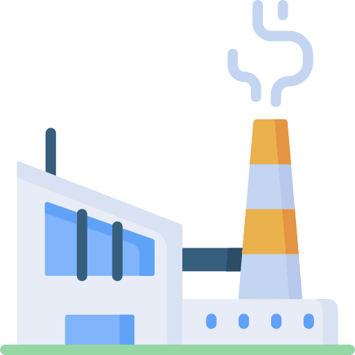 Factory factory manufacturing buildings icon