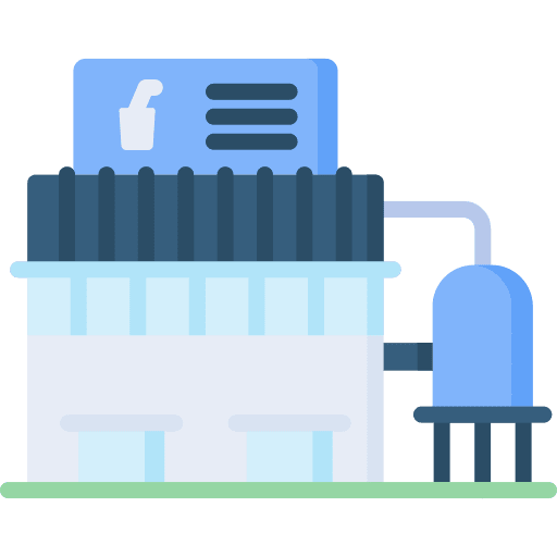 Food industry butter food industry factory icon