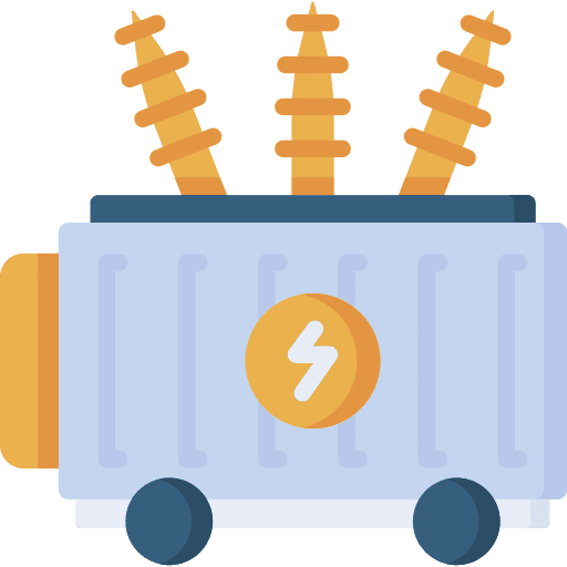 Battery electricity charging bolt icon