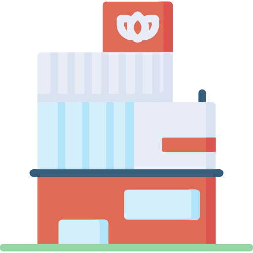 Cosmetic cosmetic manufacturing plant industry icon