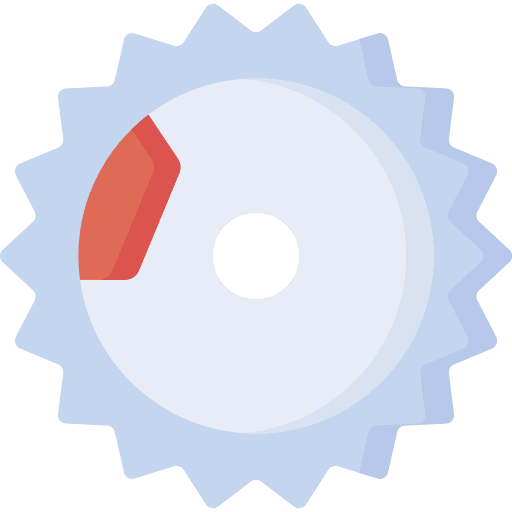 Saw industry electronics construction and tools icon