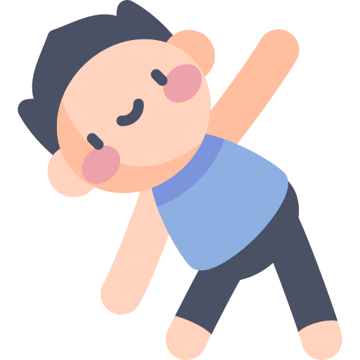 Triangle exercise poses meditation icon