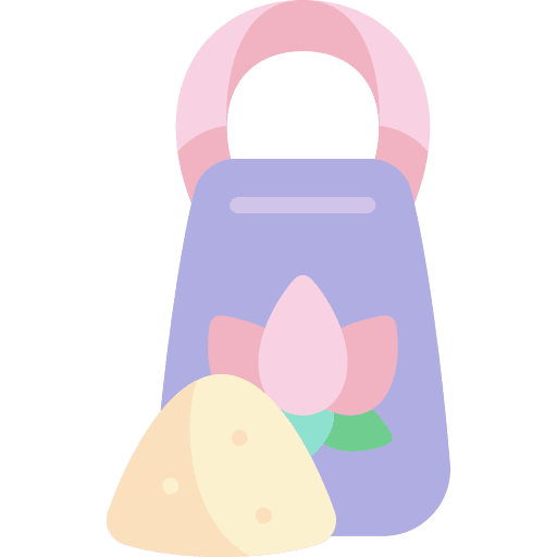 Sandbag sand lotus yoga icon