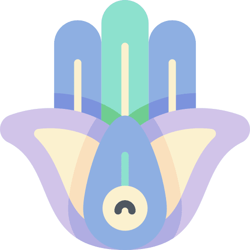 Hamsa hand tattoo cultures icon
