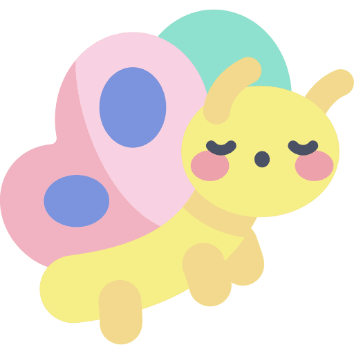 Butterfly insect nature wings icon