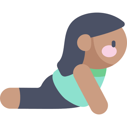 Cobra pose cobra woman icon