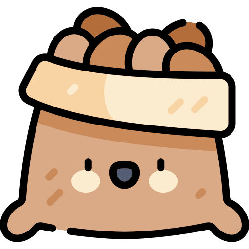 Coffee bag beans bag food and restaurant icon