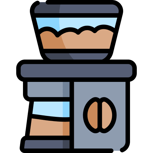Coffee grinder kitchenware mill coffee grinder icon