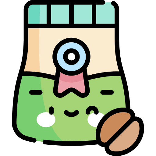 Coffee bag food and restaurant bag sack icon