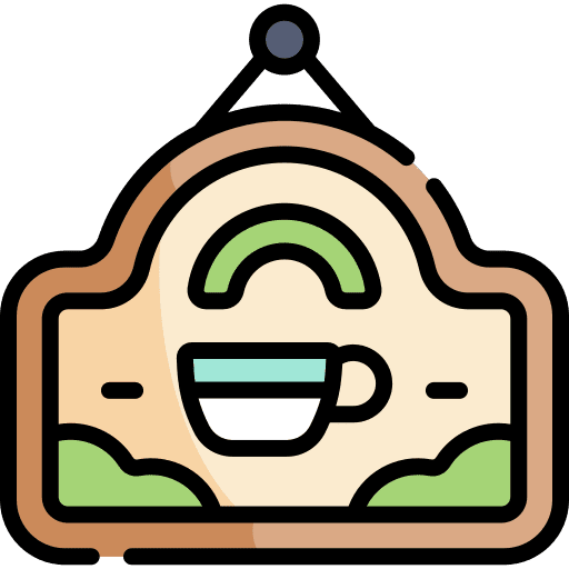 Coffee shop coffee shop sign coffee icon