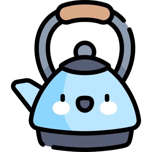 Kettle hot kitchen food and restaurant icon