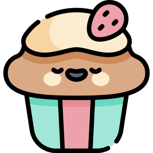 Muffin food and restaurant muffin cherry icon