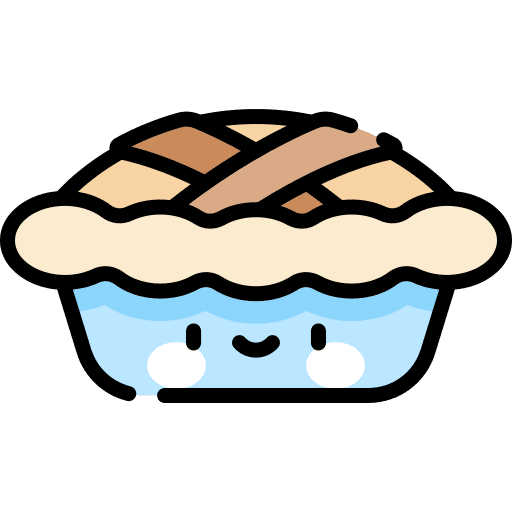 Pie food dessert cake icon
