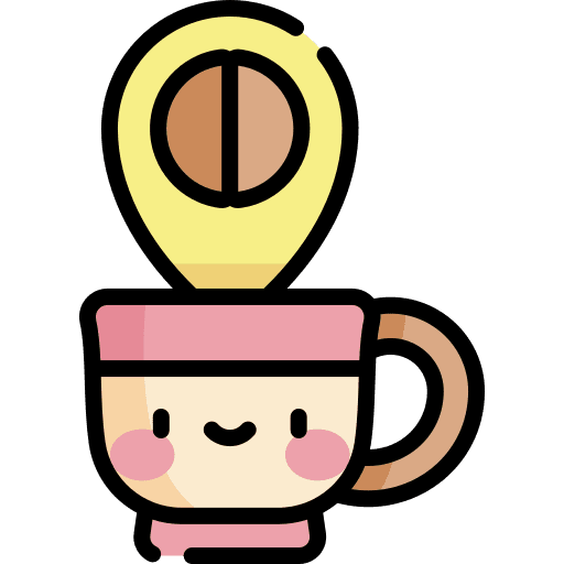 Placeholder maps and location point cafe icon