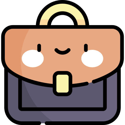 Briefcase suitcase business and finance portfolio icon