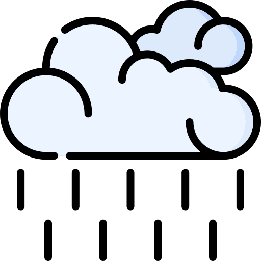 Rain meteorology raining sky icon