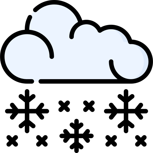 Snow nature snow fall cloud icon