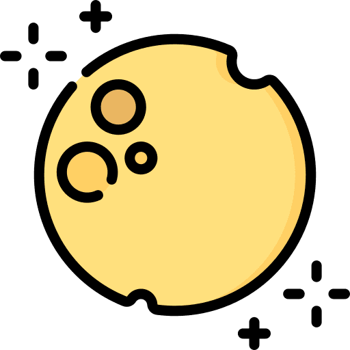 Full moon moon nature moon craters icon