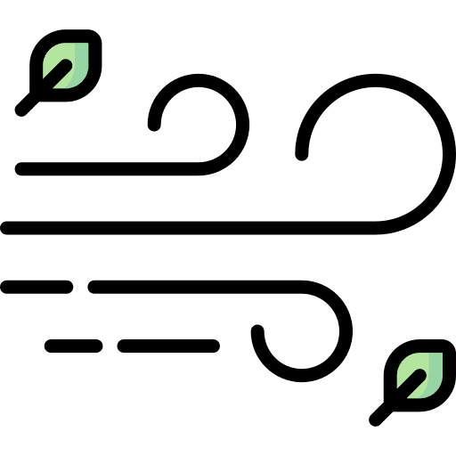 Wind weather autumn fall icon