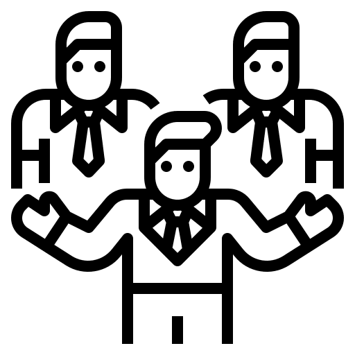 Organization people management organization icon