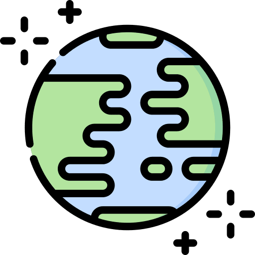 Planet planet ecology and environment geography icon
