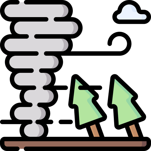 Tornado climate hurricane cyclone icon