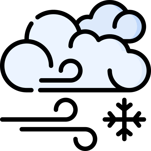 Wind clouds weather nature icon