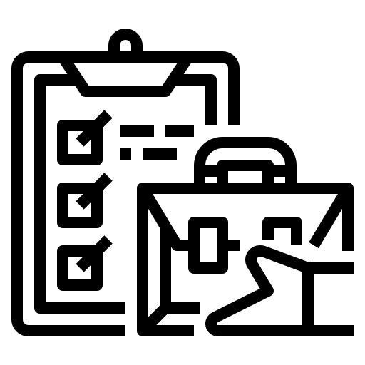 Check list criteria crisis management business icon