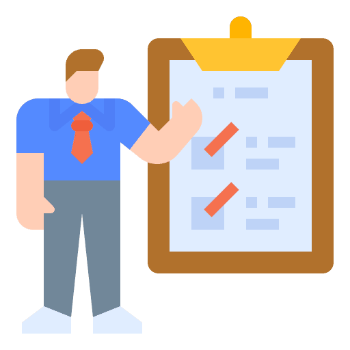 Assessment crisis management people checklist icon