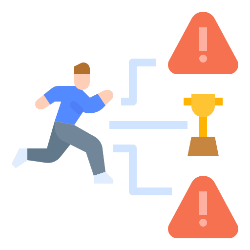 Sources risk business business and finance icon