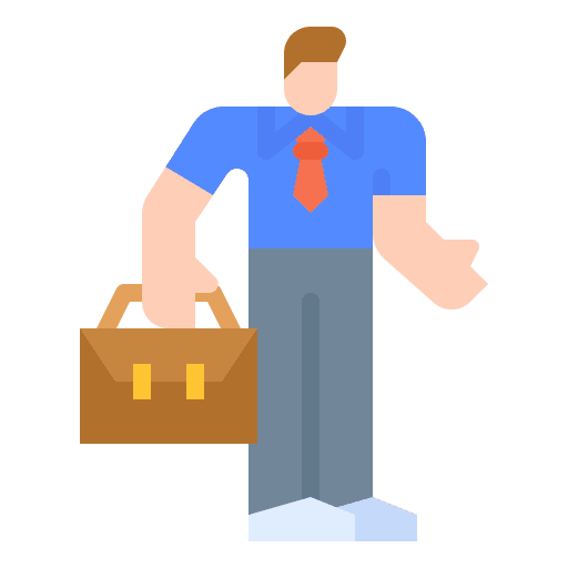 Employee avatar business crisis management icon