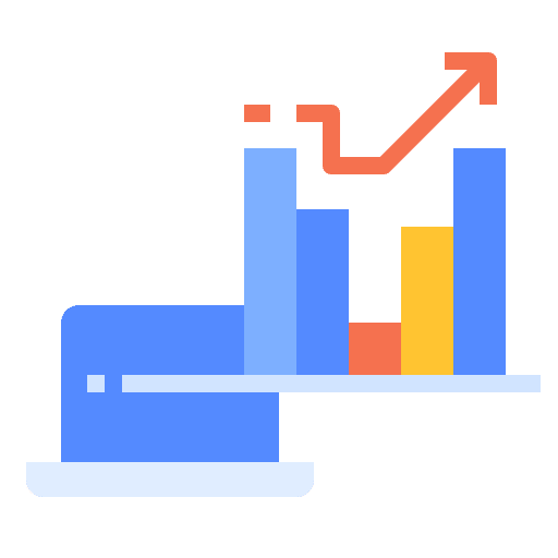 Profit crisis management risk icon