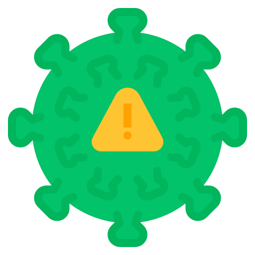 Virus coronavirus business crisis management icon