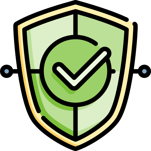 Shield web design code antivirus icon