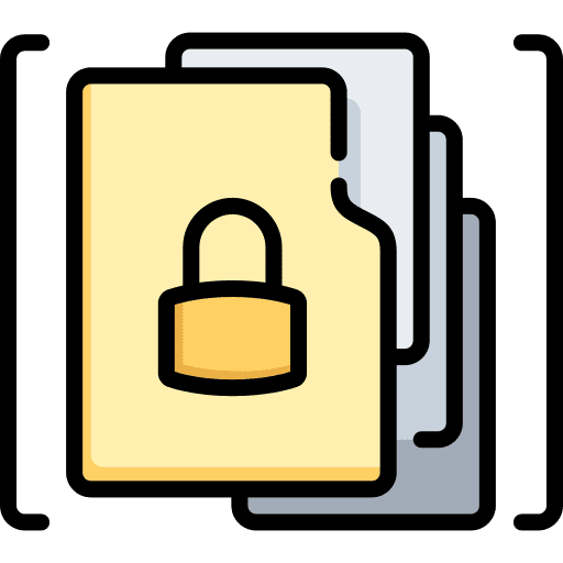 Files security folder files icon