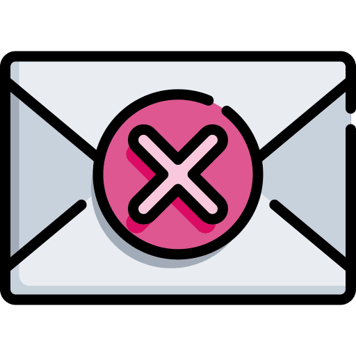 Mail message security malware icon