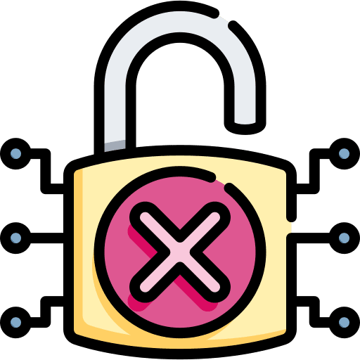 Padlock cross ui padlock icon