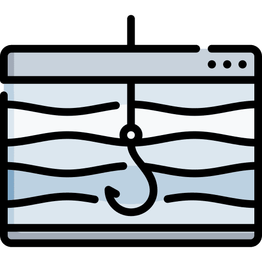 Phishing malware browser computing icon