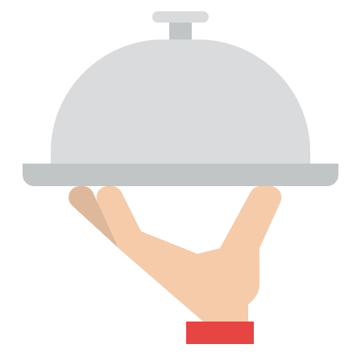 Food serving lunch restaurant dinner icon
