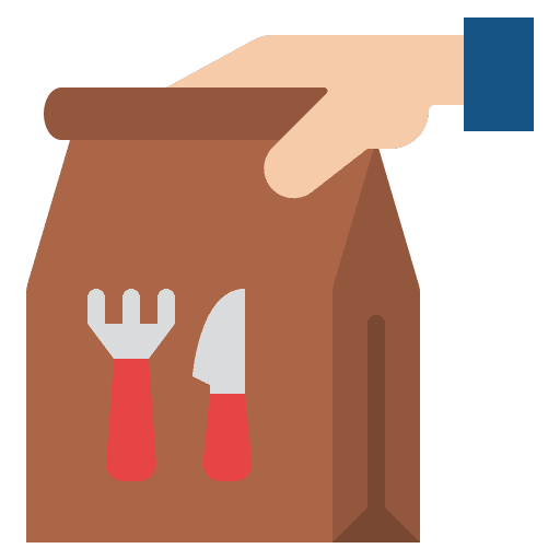Take away take away takeaway shopping icon