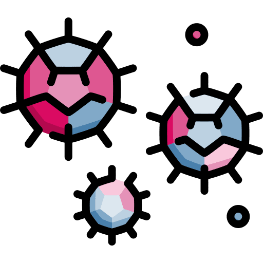 Virus problem computer insect icon