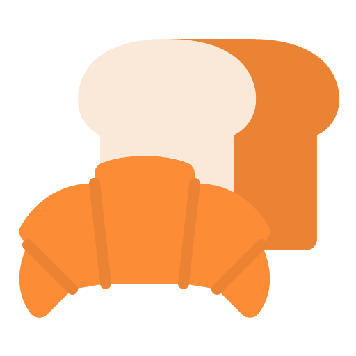 Bakery flat bread bakery meal icon