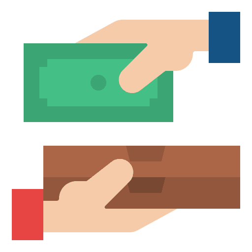 Buying shipping and delivery food delivery food icon