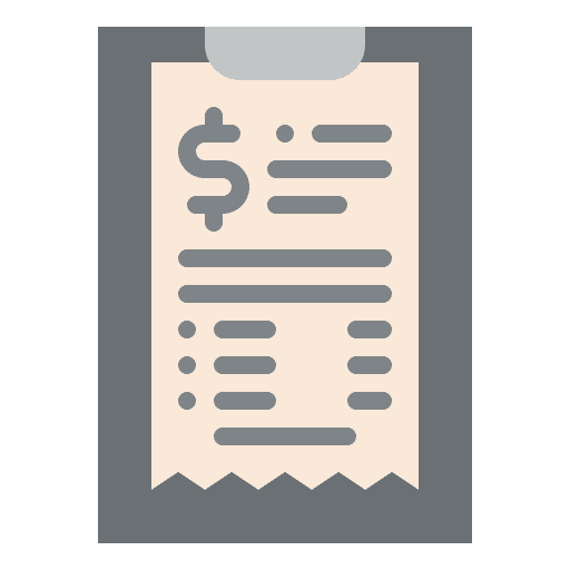 Bill bill pay invoice icon