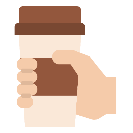 Coffee food food and restaurant shipping and delivery icon
