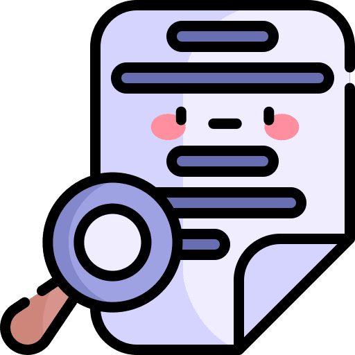 File paper file searching icon