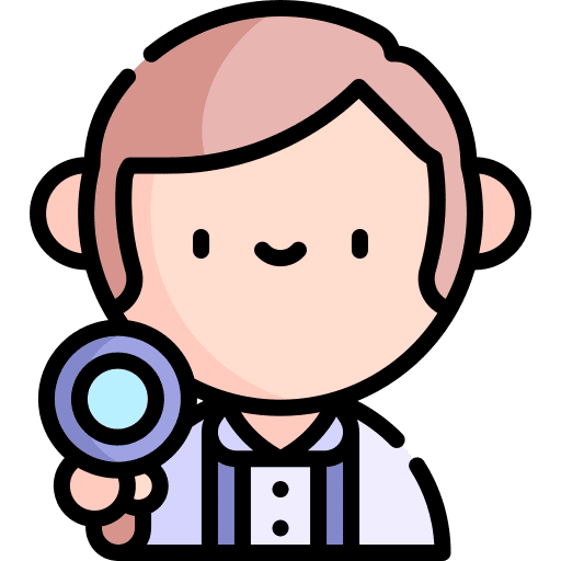 Private detective professions and jobs profile detective icon