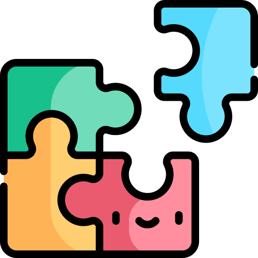 Puzzle strategic plan hobby planning icon